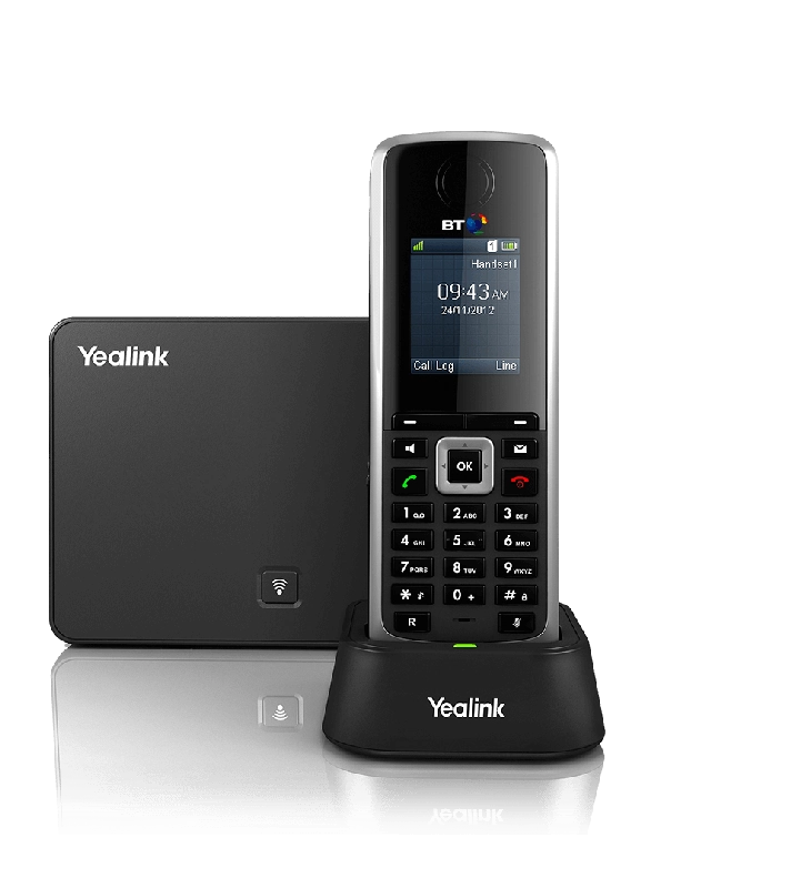 Imagen del telefono inalambrico Centralita VPBX marca Yealink de Fibratown