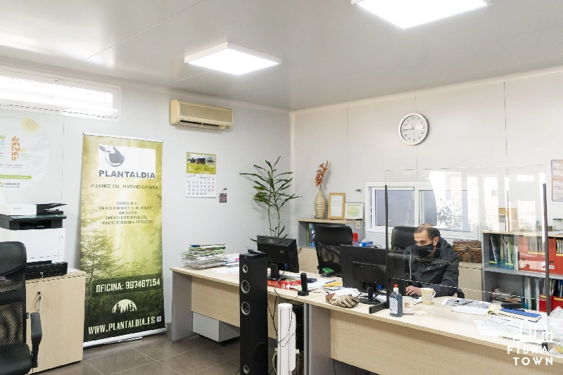 Fotografía de las oficinas de Plantaldia