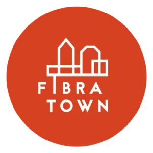 Imagen logotipo Fibratown dentro de circulo